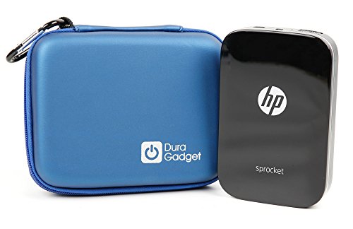 DURAGADGET Blue EVA Case with Soft Lining - Suitable - Suitable for HP Sprocket Printer|HP Sprocket 2-in-1 Portable Photo Printer & Instant Camera|HP Sprocket 200