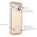 COOFUN Samsung Galaxy S6 Edge Charger Battery Case 4200mAh Ultra Slim Rechargeable Portable External Backup Battery Pack-Charger Cover-Protective Case Power Bank Case (Gold)