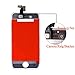 SANKA For iPhone 4S Screen LCD Replacement, Retina Display Digitizer Touch Screen Replacement Repair Kit with Tools for iPhone 4S - White