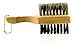 Mini Two Side Club Brush for Men | 100% Pure Boar Soft / Hard Bristles | For Mustache, Beard, Fade, Edge | Adds Shine, Smoothness and Improves Texture | Pocket Size 5