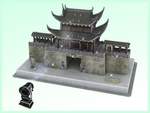 3 D Chinese City Gate Pagoda