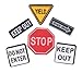 Darice 42 Foam Traffic Sign Foam Shapes - Self Adhesive