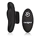 CalExotics Lock-N-Play Remote Petite Panty Teaser, Rechargeable 12-Function Waterproof Silicone Clitoral Vibrator Securely Attached on Panty Black SE-0077-50-3