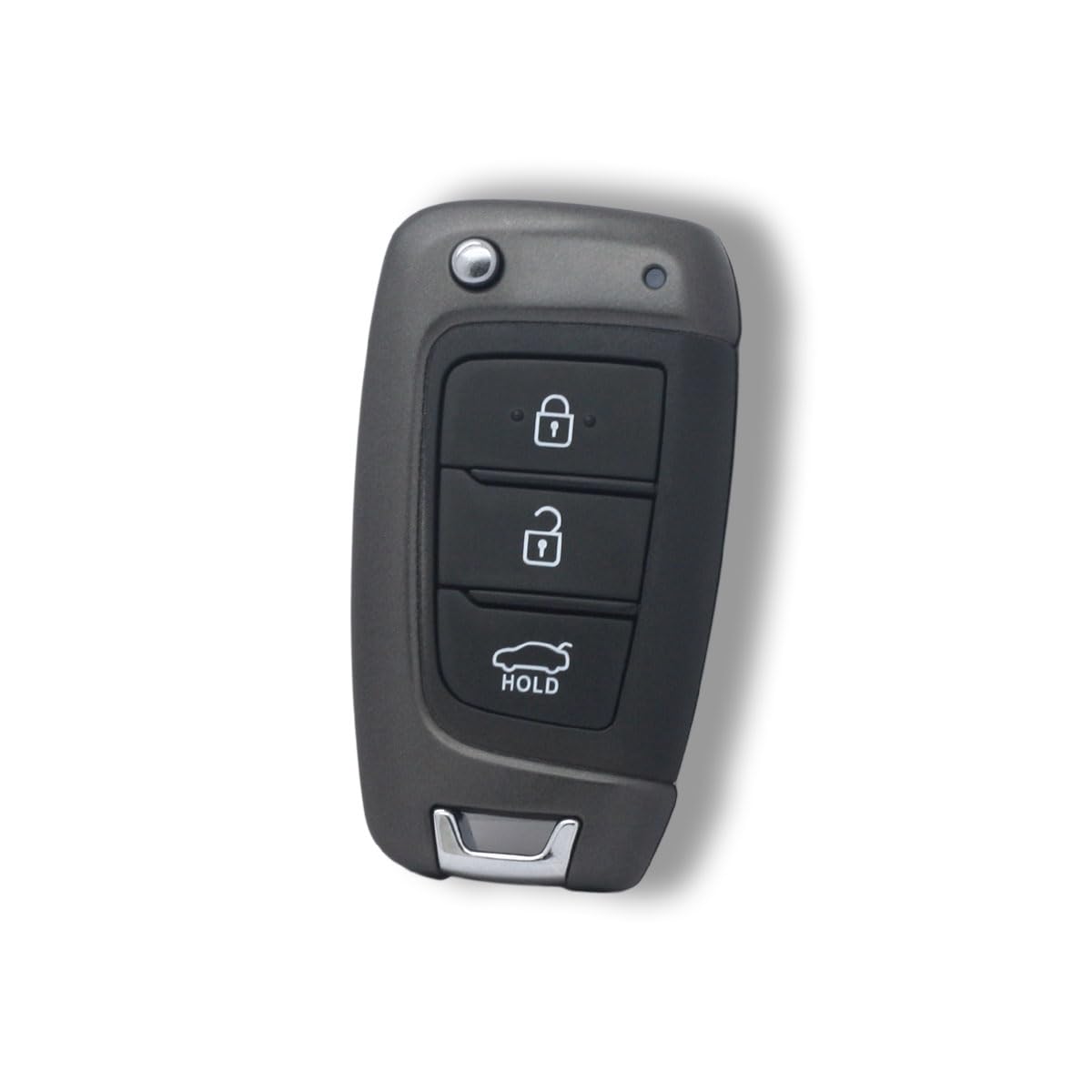 BROVACS Replacement Key Shell Compatible with Hyundai Accent Elantra Kona Veloster 3 Button Keyless Entry Flip Remote Key Case Fob PG185A