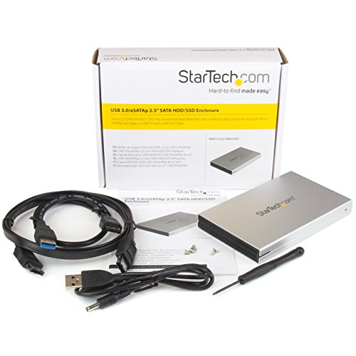 StarTech.com eSATAp / eSATA of USB 3.0 externe 2,5 inch SATA III 6 Gbps harde-schijfbehuizing met UASP – draagbare HDD… - Image 5