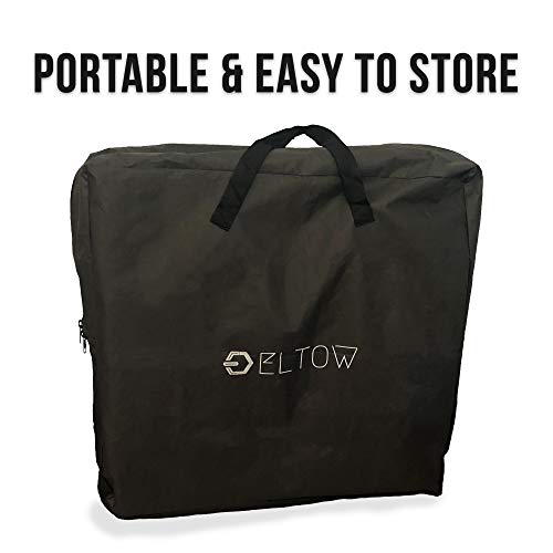 ELTOW Portable Folding Camping Cot Reclining Beach and Pool Lounger