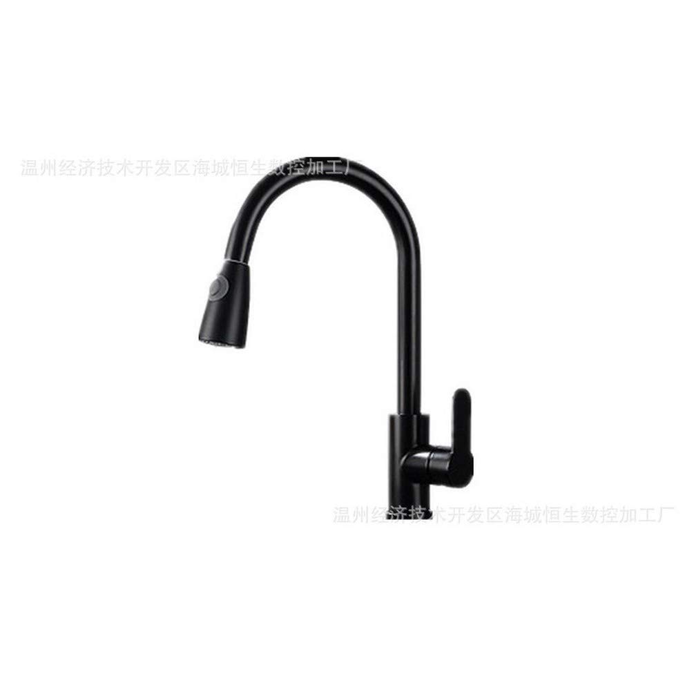 Amazon Com Gkcsty Kitchen Faucets With Pull Down Sprayer Hot And Cold Brass Faucet Faucets For Kitchen Sinks Gold Kitchen Faucet Matte Black Kitchen Faucet Ceramic Disc Valves Home Kitchen
