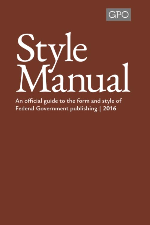 United States Government Publishing Office Style