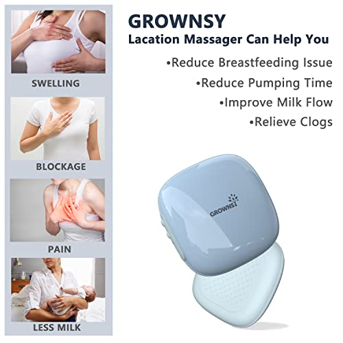 Warming Lactation Massager, Postpartum Breastfeeding Essentials, Heat