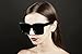 O2 Eyewear 7151 Premium Oversize XXL Women Men Mirror Fashion Sunglasses (Oversized, Matt Black)