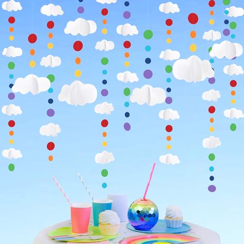3D Cloud Rainbow Dots