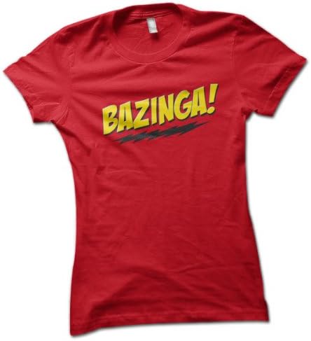 Bazinga Ladies T-Shirt Choice of 8 Colours in Sizes S to XL