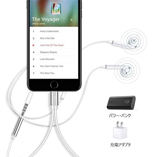 image for Ambrrhty Headphone Jack Adapter 2 in 1 Splitter 3.5mm Cables Adapter f