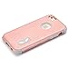 iPhone 6S Plus Case, Pandawell Shockproof Hybrid High Impact Hard Plastic+Soft Silicon Rubber Armor Defender Case Cover for Apple iPhone 6S Plus/6 Plus 5.5 inch (Rose Gold)