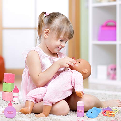 Gift Boutique Baby Doll Diaper Bag with Accessories, Doll Care Kit Doll