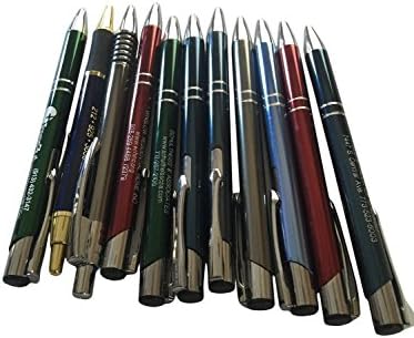 Misprint Metal Retractable Ballpoint Pens (Assorted) (Pack Contains 25 Pens) by Varies