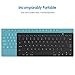 JETech Ultra-Slim Bluetooth Wireless Keyboard for iPhone, iPad Pro, iPad Air, iPad Mini, iPad 2/3/4, Galaxy Tab, Mac, Windows, and Any Bluetooth Enabled Device (Black) - 2155