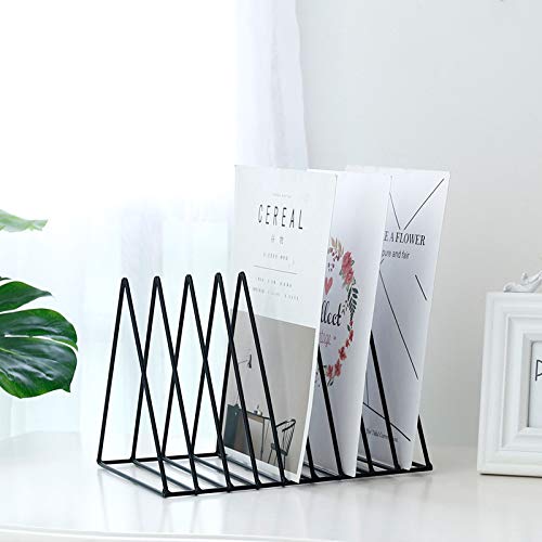 Cq acrylic Triangle File Folder Racks and Magazine Holder,10 Lattice