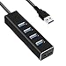 LYFNLOVE USB 3.0 Hub 4 Port High Speed Aluminum USB Data Hub Splitter Extension for Laptop,PC, Computer, USB Flash Drive and More