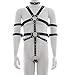 Men's Full Body BDSM Bondage Suit Harness Sexy Male Gay Chastity Club Wear Costumes