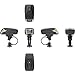 Meilan Bike Light Kit Front and Black Smart Lights for Bike Headlight and Taillight set,USB Rechargeable,Easy to Instal (x1)