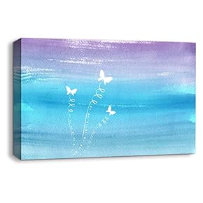 Canvas Wall Art Abstract Ink Storry World Painting Artwork for Home Prints Framed - 12x18 inches