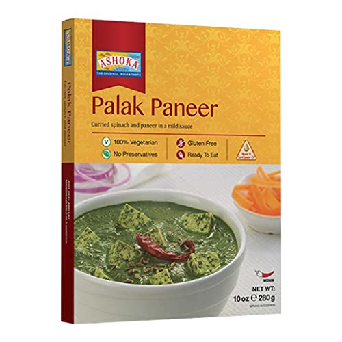 Ashoka Ready to Eat Indian Meals Since 1930, 100 Vegetarian Palak