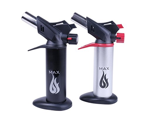Culinary Butane Torch - Cooking Kitchen Blow Torch - DIY Chefs Torch for Creme Brulee - Searing, Glazing, Roasting, Soldering, Light Welding or Brazing - Professional Quality Home Cooking or Repairs