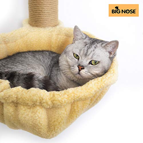 BIG NOSE- Cat Hammock Cat Tree Accessory King Size Dia 15.8'' Sherpa Washable