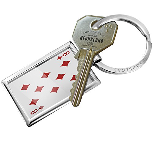 NEONBLOND Keychain Diamonds Eight - Eight/card game - Thumbnail 3
