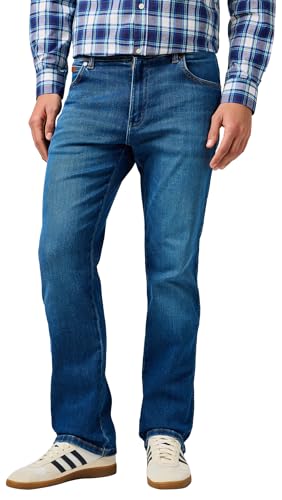 Wrangler Men's Texas Jeans, Verdant Tone, 48/34
