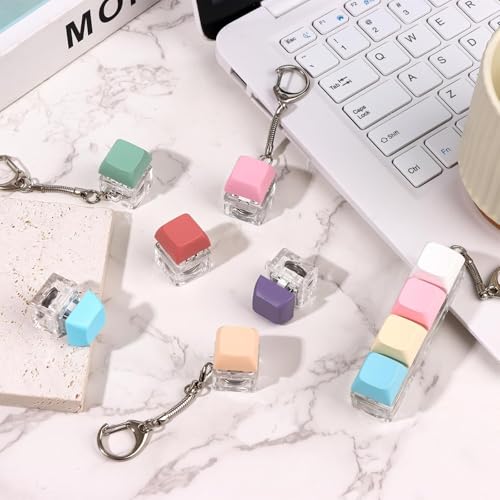 SLEEPHEAD®3 Pcs Decompression Toys Keyboard Clicker Toy Keyboard Cube Mechanical Key Button Stress Relief for Adult Gifts to Relief Pass Time (Funny)