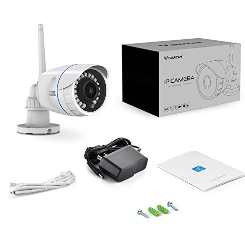 WiFi IP Camera Outdoor, VStarcam 1080P Waterproof Wireless Surveillance Camera, IR LED Motion Detection Security CCTV Camera with Cloud Service