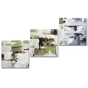 signwin 3 Piece Canvas Wall Art Abstract Color...