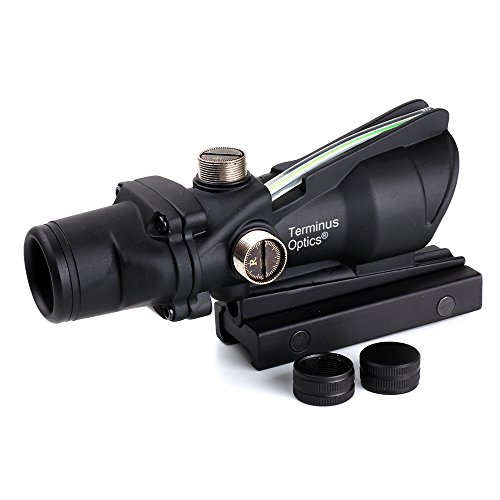 Terminus Optics Black TOC1 BDC Reticle Green Fiber 4x32 Magnification
