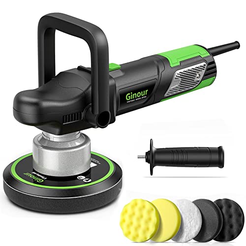 Ginour Buffer Polisher, 6 inch Dual Action Buffer for Car Detailing