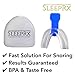 Best Anti Snoring Mouthpiece Snore Aid by SleepRx - Snoring Solution Mouth Guard Snoring Guard Relief Stop Snoring Mouthpiece
