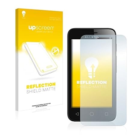 upscreen Reflection Shield Matte Displayschutz Schutzfolie für Alcatel One Touch Pixi First (matt - entspiegelt, hoher Kratzs