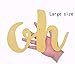 Qibote Large Gold Glitter Oh Baby Banner for Baby Shower Party Decorations