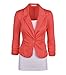 Auliné Collection Women's Casual Work Solid Color Knit Blazer