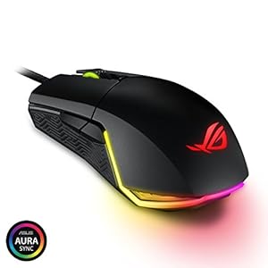 ASUS-ROG-Pugio-Gaming-Mouse-Aura-RGB-USB-Wired-Optical-Ergonomic-Ambidextrous-Gaming-Mouse ASUS Optical Gaming Mouse R