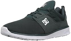 DC Men's Heathrow Skateboarding Shoe, Dark Green, 6