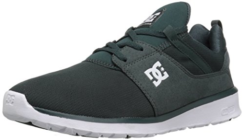 DC Men's Heathrow Skateboarding Shoe, Dark Green, 6
