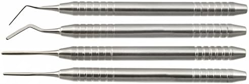 Periotome Set of 4 Micro Serrated, Single End, Premium Dental Instruments