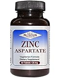Zinc - Aspartate (25mg/60tabs) The Natural Mineral for Immune System