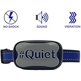 Barkley's Best Bark Control and Training Collar : No Shock Device Stops Barking with Sound and Vibration : Our No Bark Collar Fits Small, Medium &amp; Large Dogs : Blue