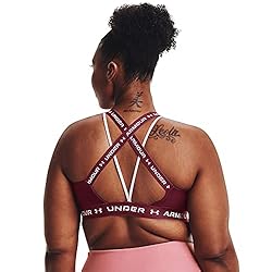 Under Armour Women's Crossback Low Bra, League Red