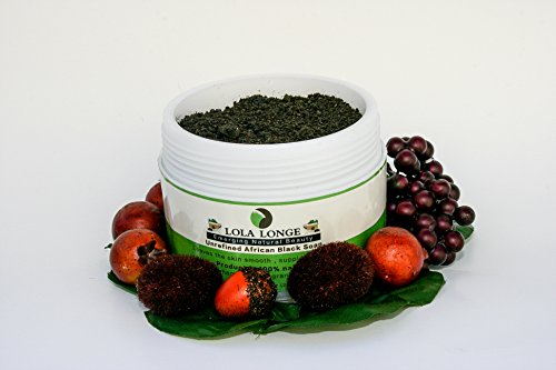 African Black Soap - Natural Authentic 100% Raw and Unrefined. This Genuine Black Soap with No Dye Is in Powdered Form and Used for Getting Rid of Acne, Removing Dead Skin, Reduces Discoloration.