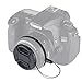 waka 55mm Camera Lens Cap with Lens Cap Keeper & Microfiber Cleaning Cloth for Nikon, Canon, Sony & Other DSLR Camera - Pack of 3