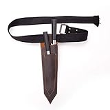 Leather Knife Sheath,Knife Holster,Multi-Purpose Knife Protectors,Heavy Duty Chef Knife Pouch Organizer For Professional Chef,Culinary Student,Compact Protective Knife Sheath Belt(Belt Not Included)